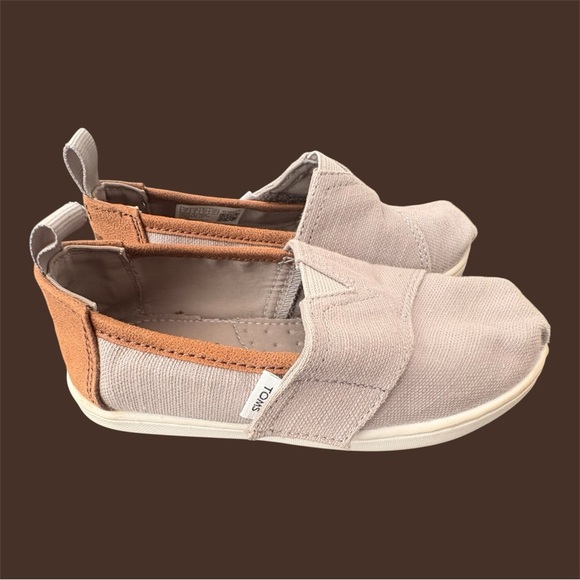 Toms Other - TOMS Alpargata Grey Woven Toddler Shoe Toddler Size 10